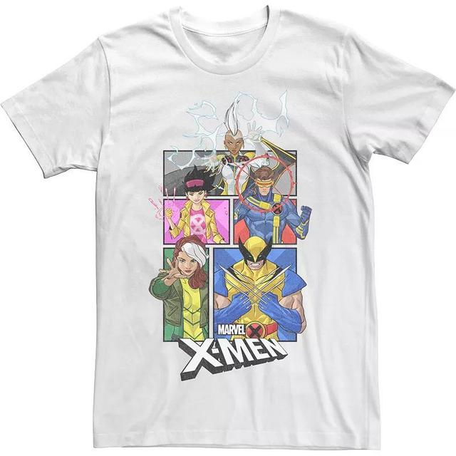 Mens Marvel X-Men Group Shot Character Comic Pane Tee Product Image