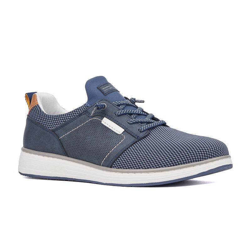 Reserved Footwear New York Maxon Mens Low Top Sneakers Blue Product Image