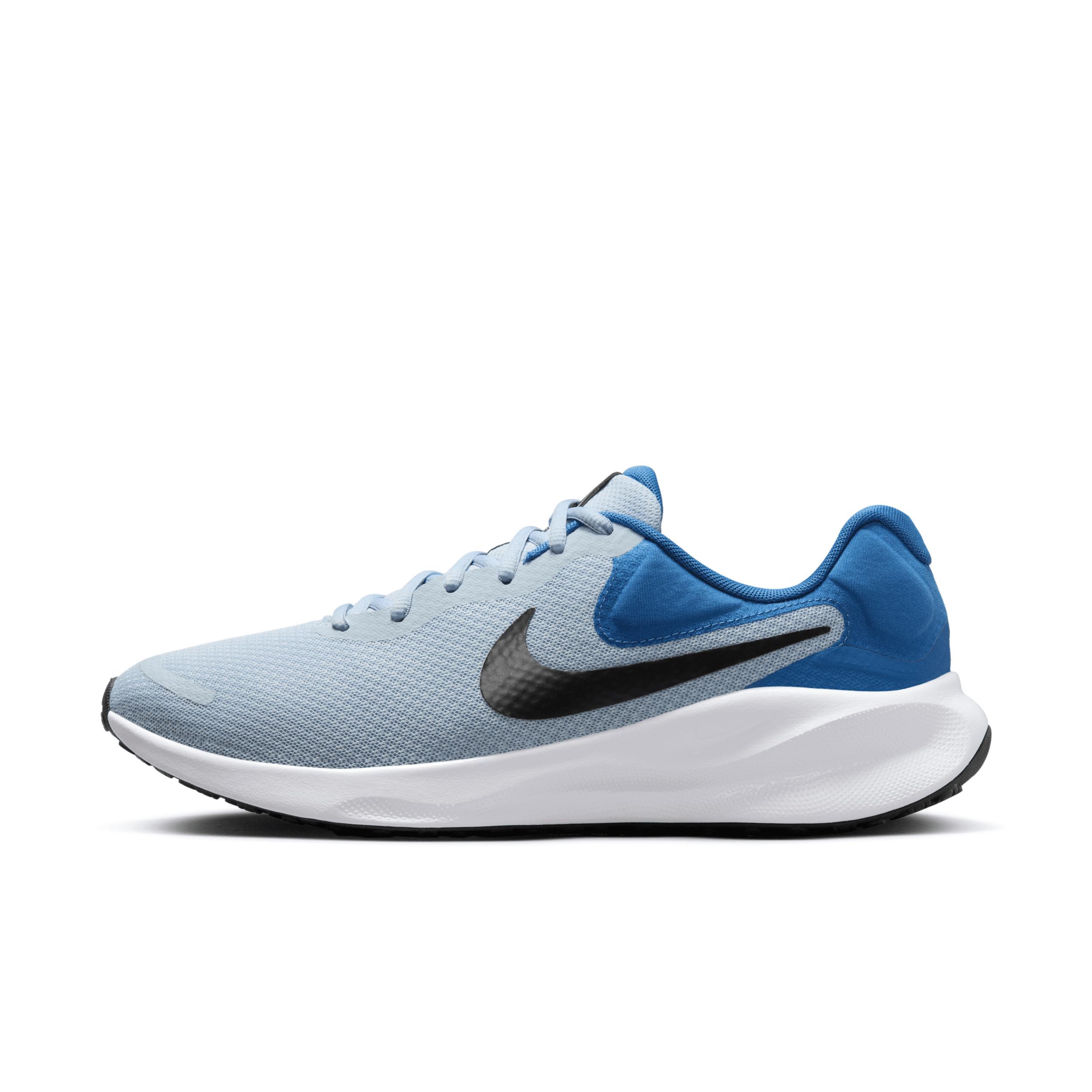 Men's Revolution 7 Road Running Shoes In Blue Product Image