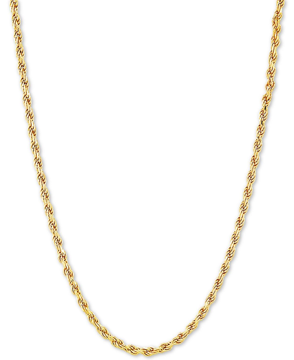 Rope Link 22 Chain Necklace in 18k Gold-Plated Sterling Silver Product Image