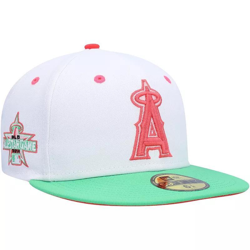 Mens New Era /Green Los Angeles Angels Watermelon Lolli 59FIFTY Fitted Hat Product Image