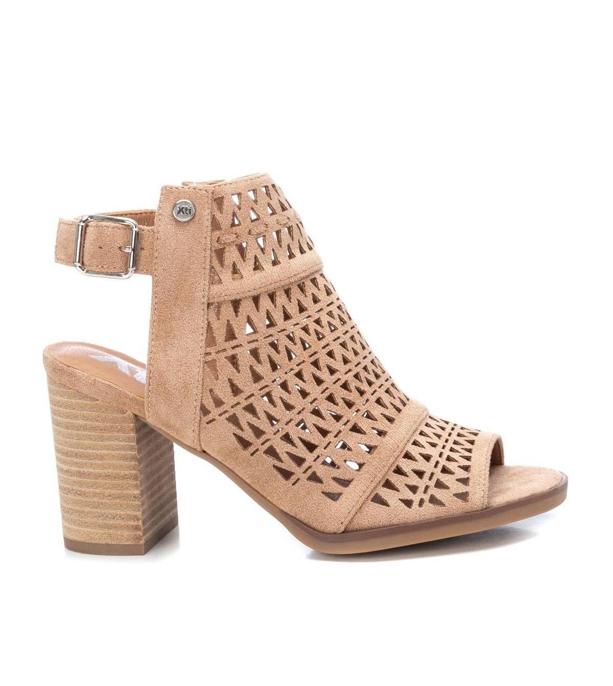 Womens Suede Block Heel Sandals By Xti Product Image