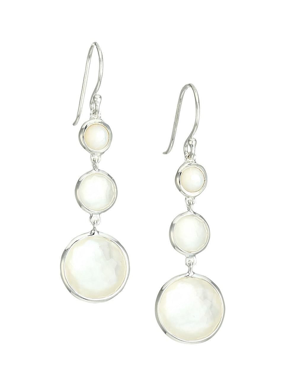 Ippolita Sterling Silver Lollipop Lollitini Three Stone Drop Earrings Product Image