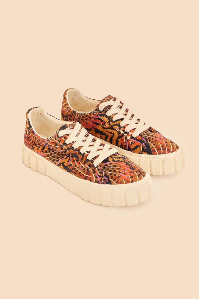 Caramel Macawmouflage Flatform Sneaker, MACAWMOUFLAG CARAMEL / 8 1/2 Product Image