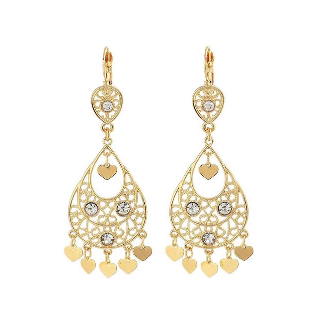 Sohi Womens Regal Drop Earrings Product Image