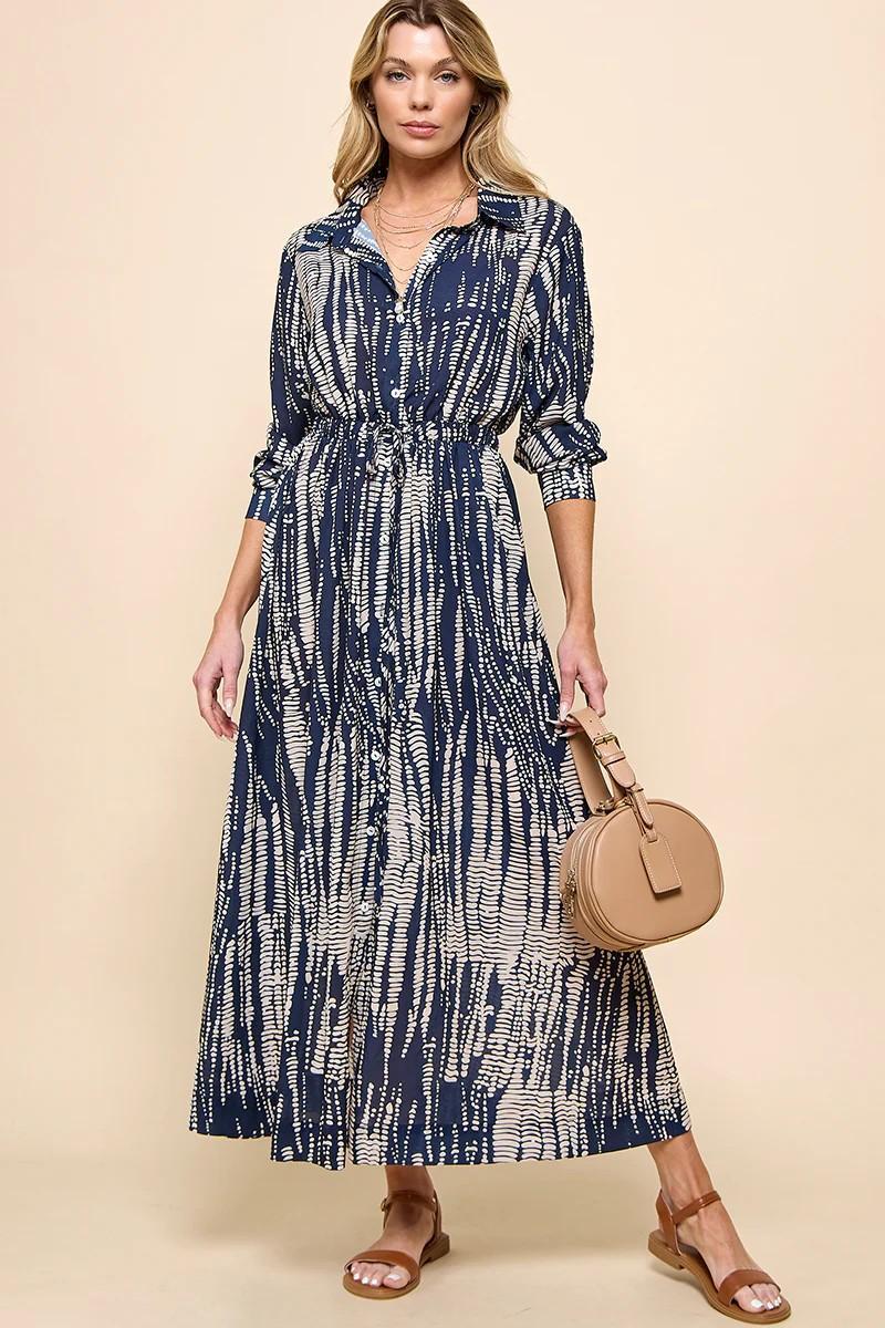 Button Down Maxi Dress Product Image