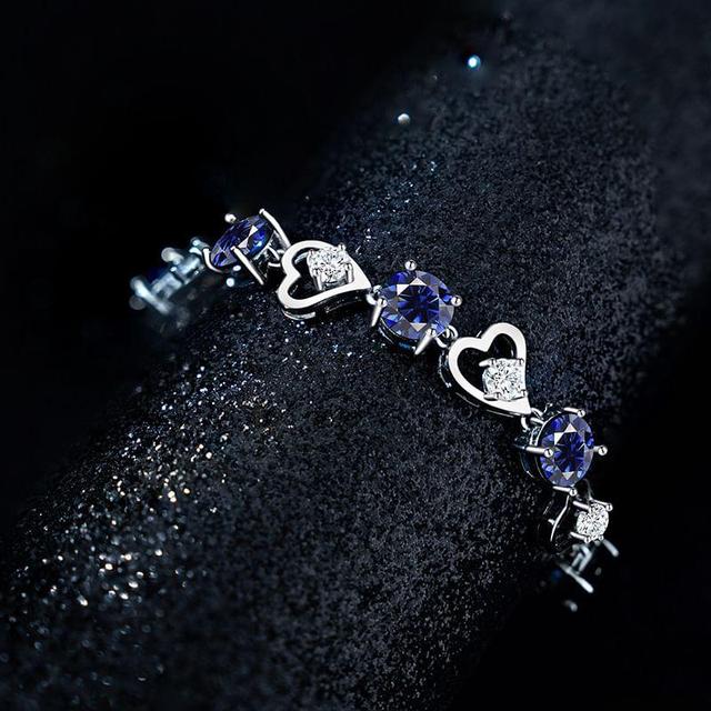 CZ Heart Bracelet Product Image