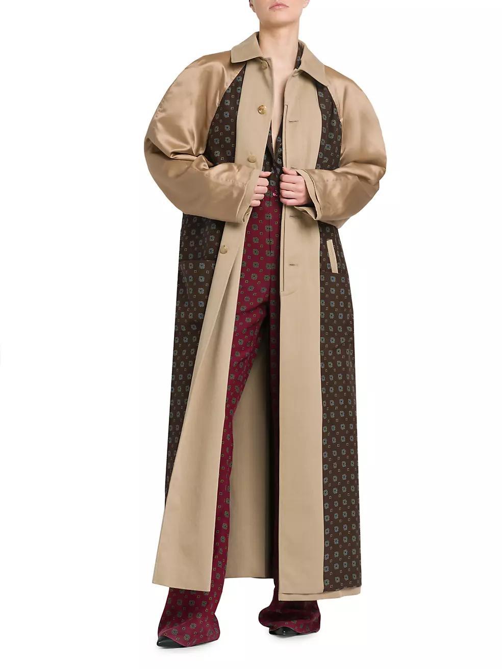 Cotton-Wool Mix Media Long Coat Product Image