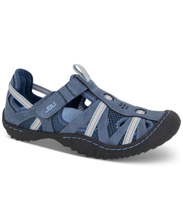 Jbu Womens Regional Water-Ready Strappy Sandal Flats - Dk. Denim Product Image