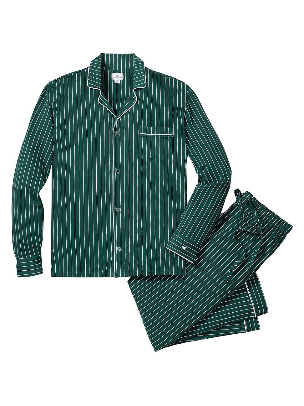 Mens Pima Pinstriped Pajamas Product Image