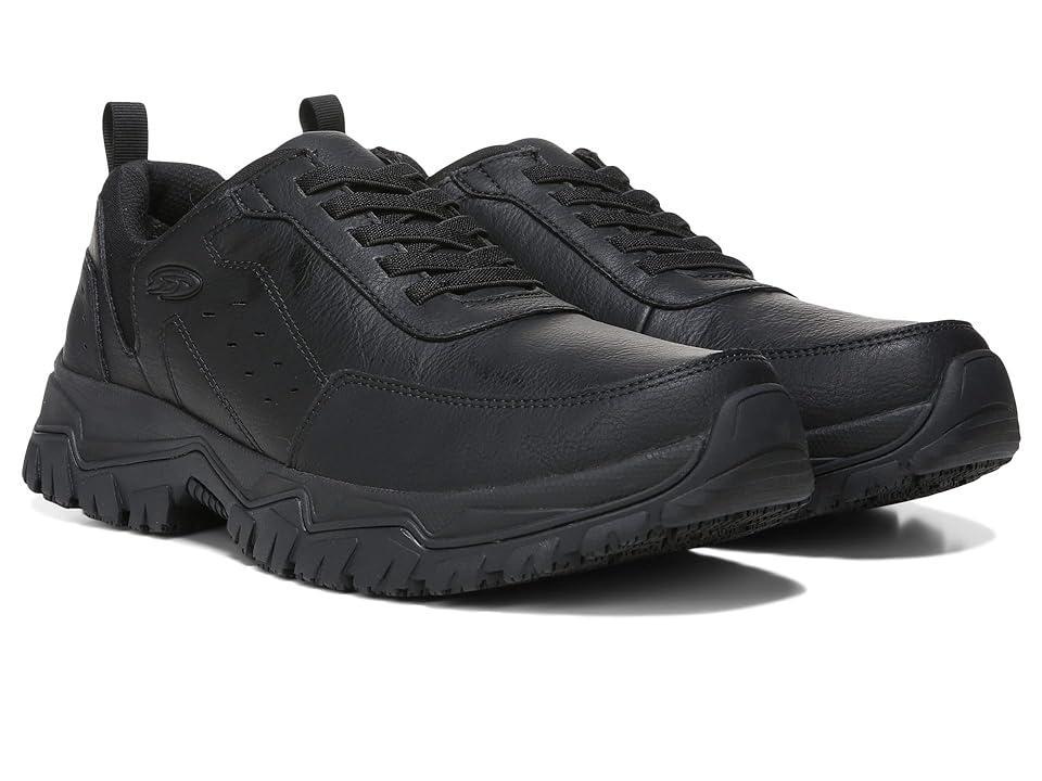 Dr. Scholl's Work Bravery (Black Leather/Synthetic) Men's Shoes Product Image