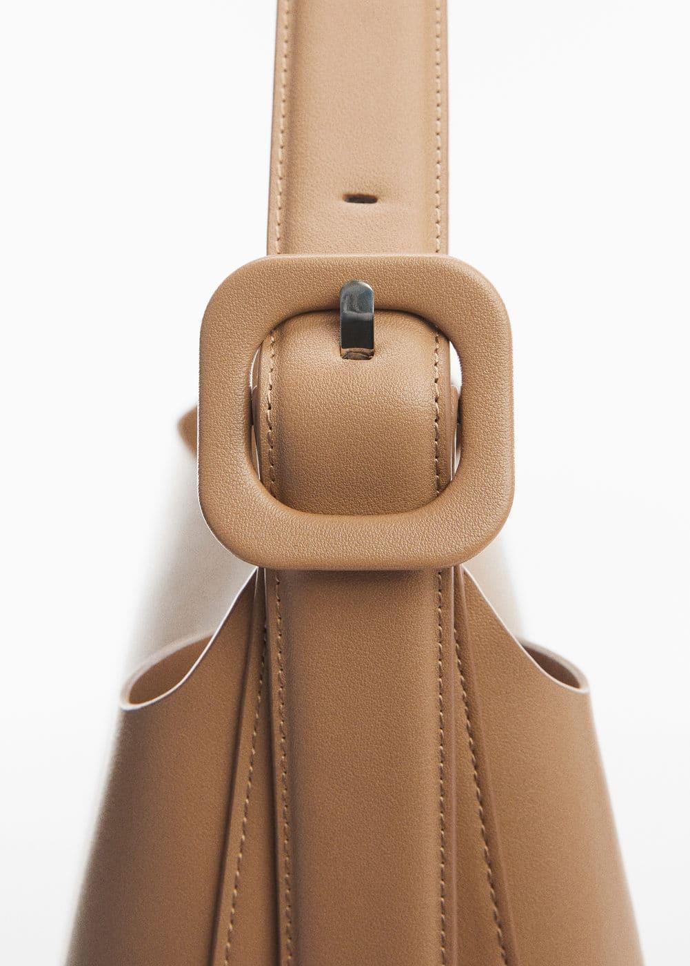 MANGO - Shopper bag with buckle - One size - Women Product Image