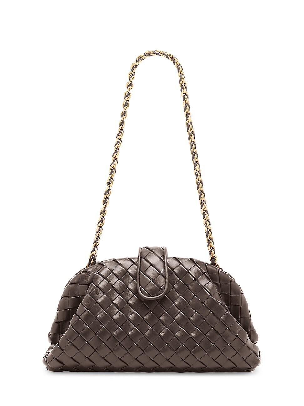 Bottega Veneta Lauren 1980 Teen Leather Clutch Product Image