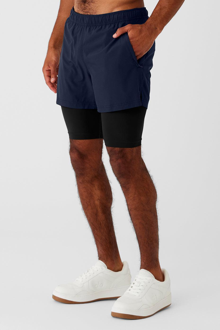 5" Revival 2-in-1 Short - Navy/Black Male Product Image