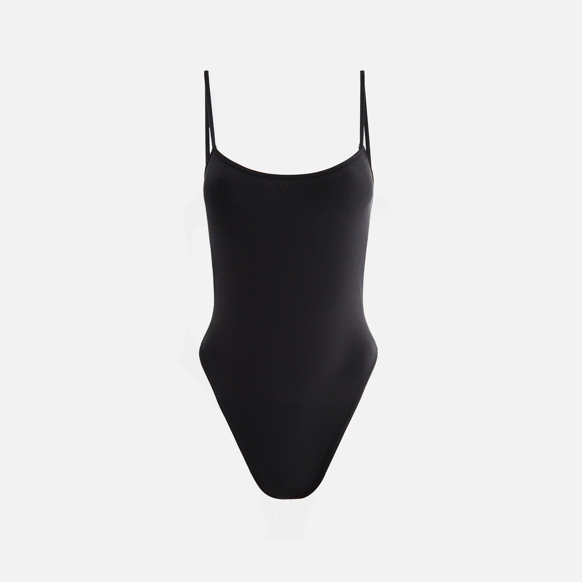 Kith Women Amos Cupro Cami Bodysuit - Black Female Product Image