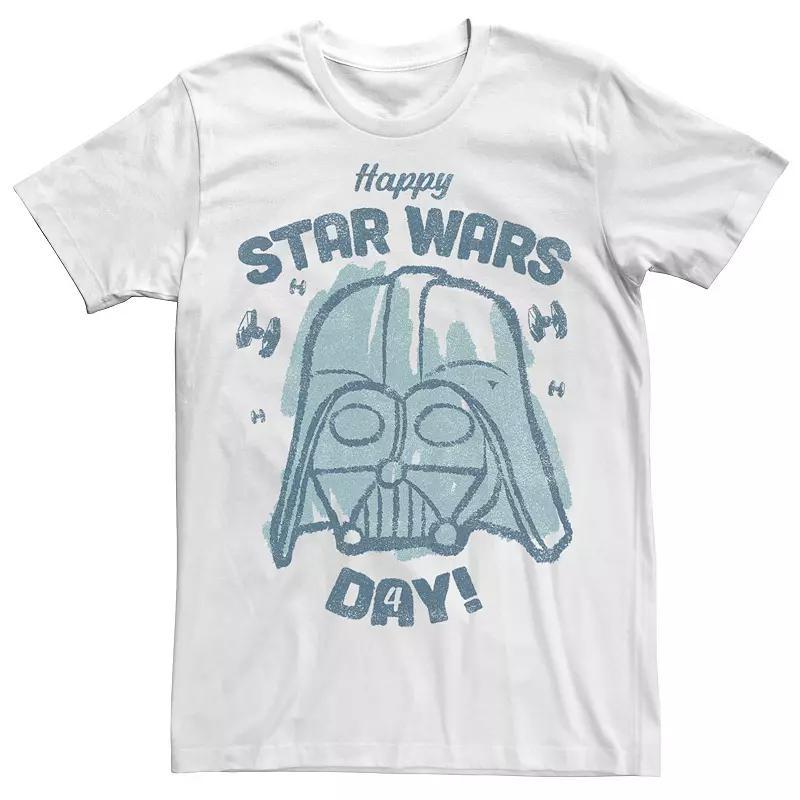 Mens Star Wars May The Fourth Be With You Darth Vader Sketch Tee Product Image