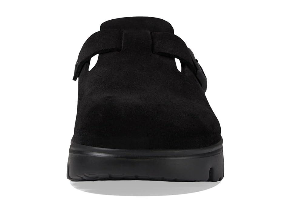 Birkenstock Womens Boston Chunky Suede Platform Clogs Product Image