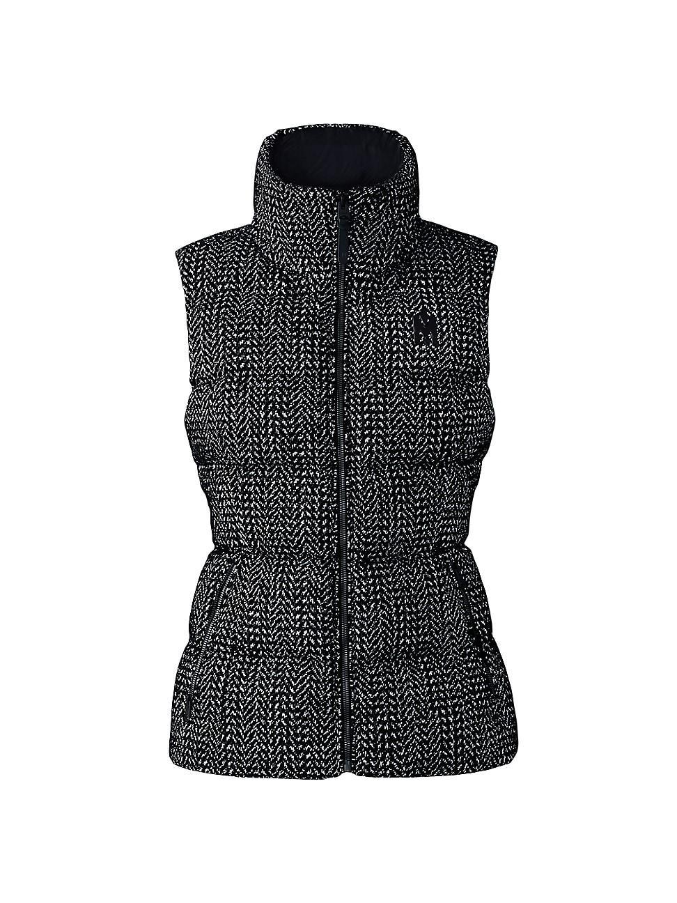 Womens Chaya Flocked Light Down Vest Product Image