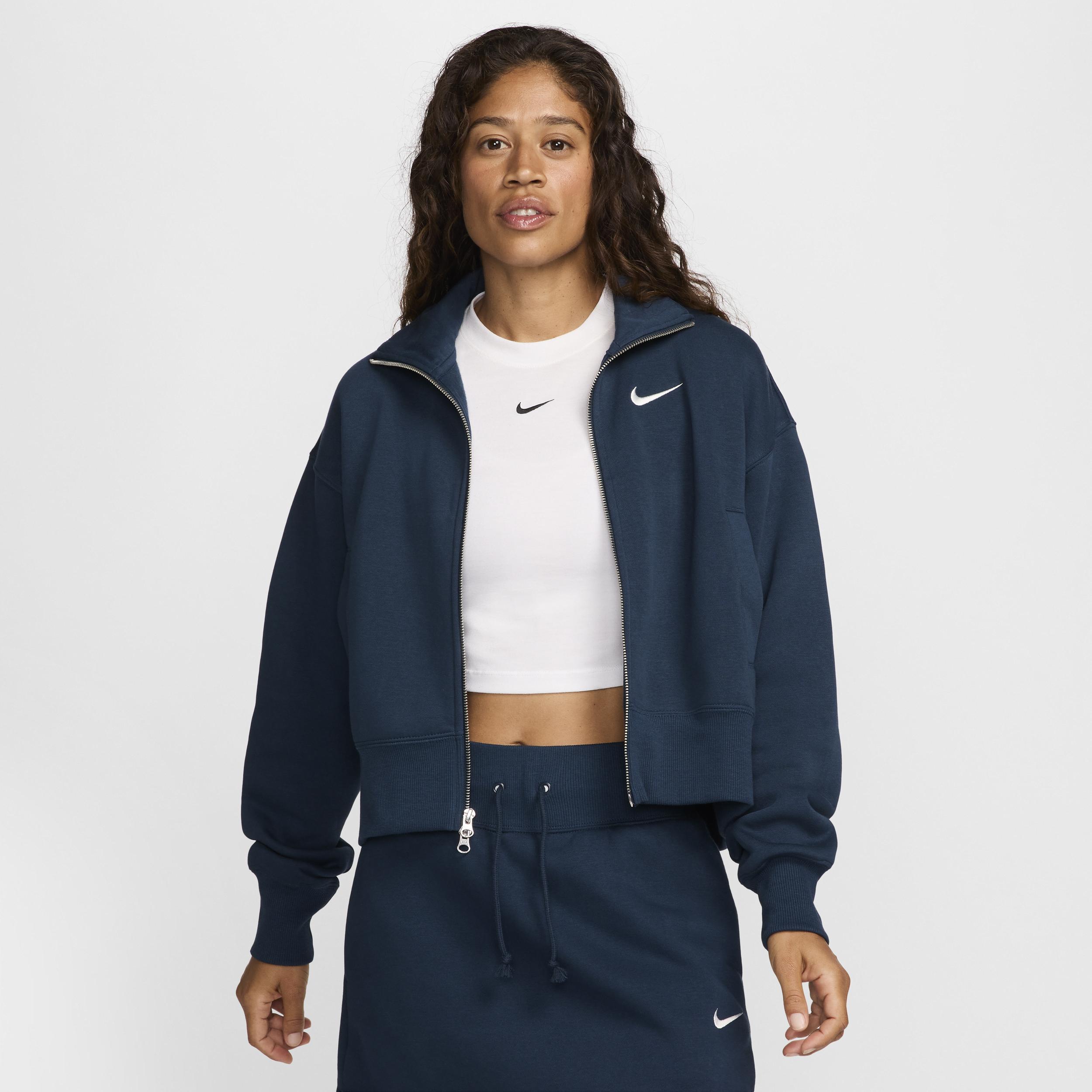 Womens Nike Sportswear Phoenix Fleece Oversized Track Jacket Product Image