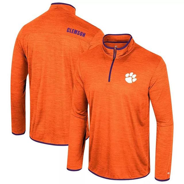 Mens Colosseum Clemson Tigers Wright Quarter-Zip Windshirt Product Image