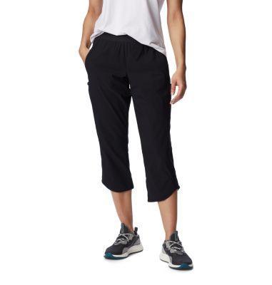 Columbia Leslie Falls Capris (Black) Women's Clothing Product Image