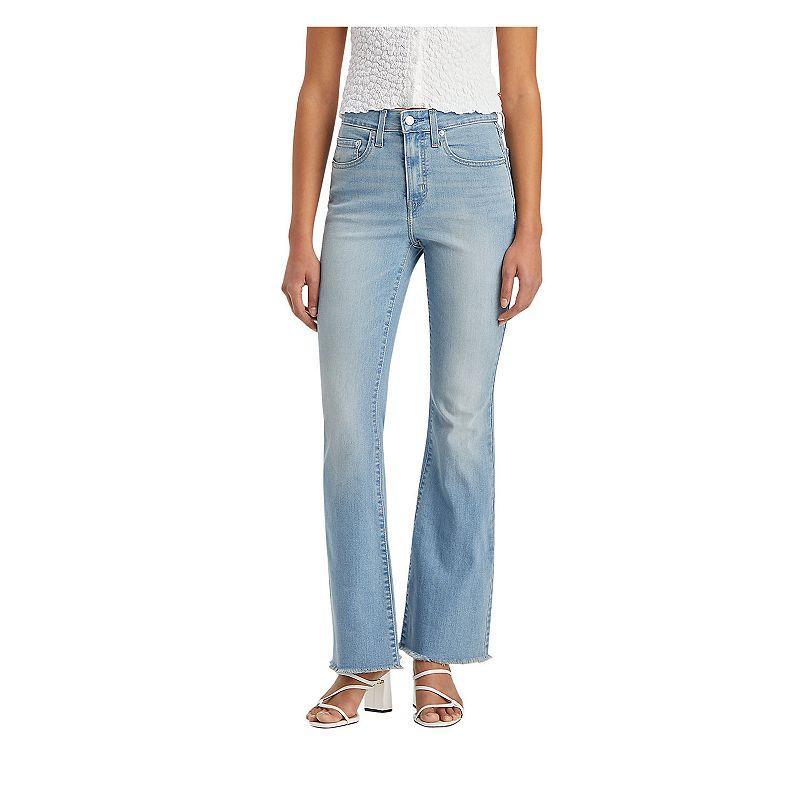 Womens Levis 726 High-Rise Flare Jeans Light Blue Product Image