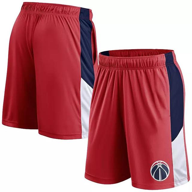 Mens Fanatics Branded Red Washington Wizards Practice Performance Shorts Product Image