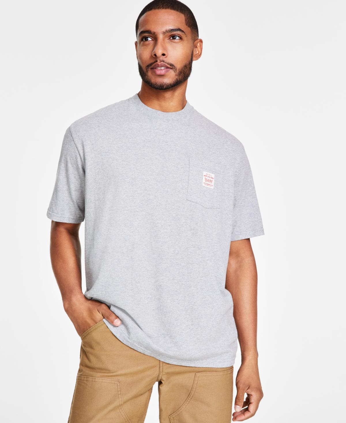 Levis Mens Workwear Relaxed-Fit Solid Pocket T-Shirt Product Image