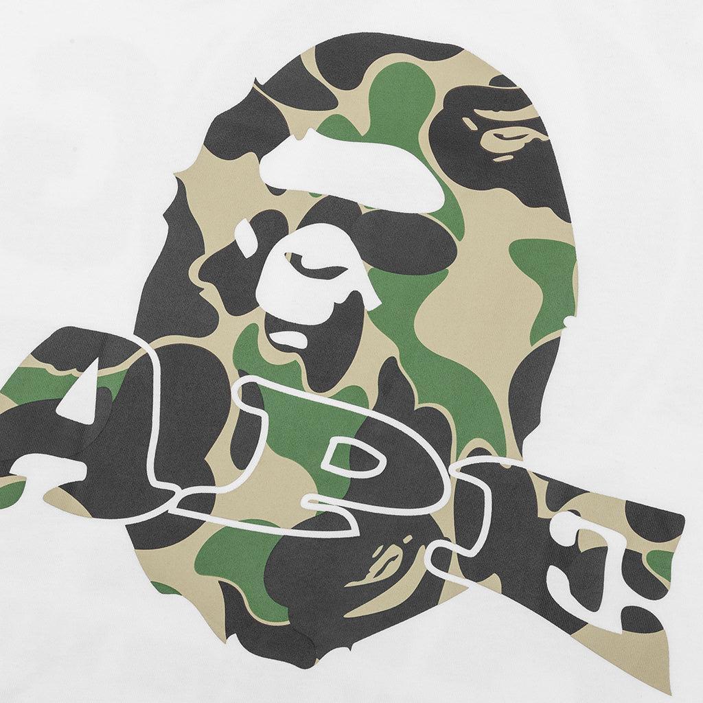 Abc Camo Ape Head Relaxed Fit Tee - White Male Product Image