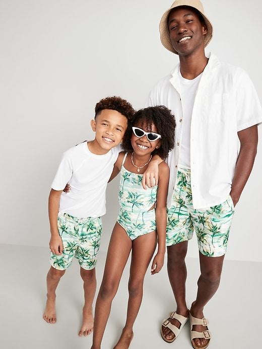 Printed Swim Trunks --7-inch inseam Product Image