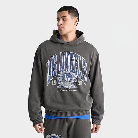 Mens New Era Los Angeles Dodgers MLB Vintage Oversized Logo Hoodie Product Image