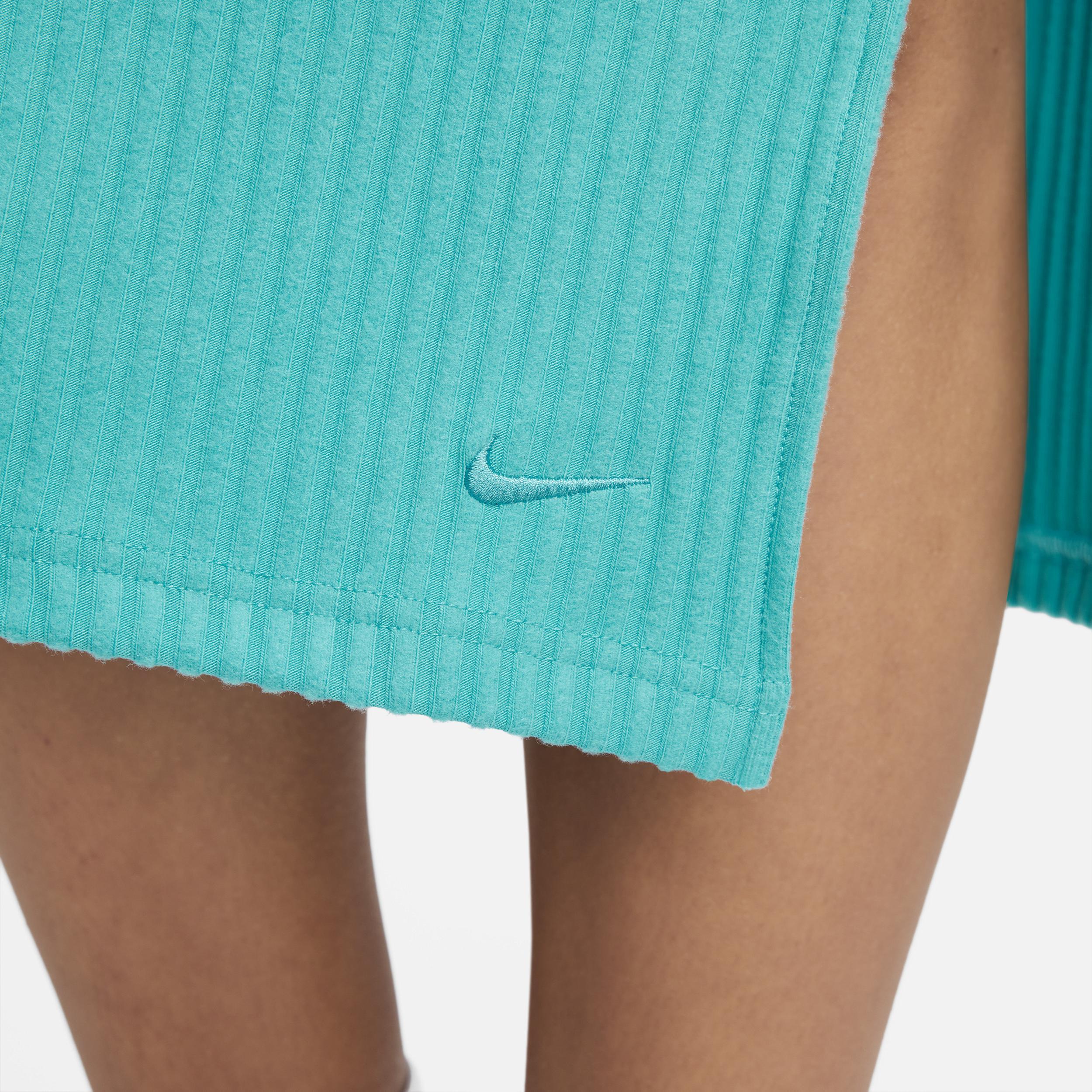 Nike Womens Chill Knit Rib Skirt - Dusty Cactus/Dusty Cactus Product Image