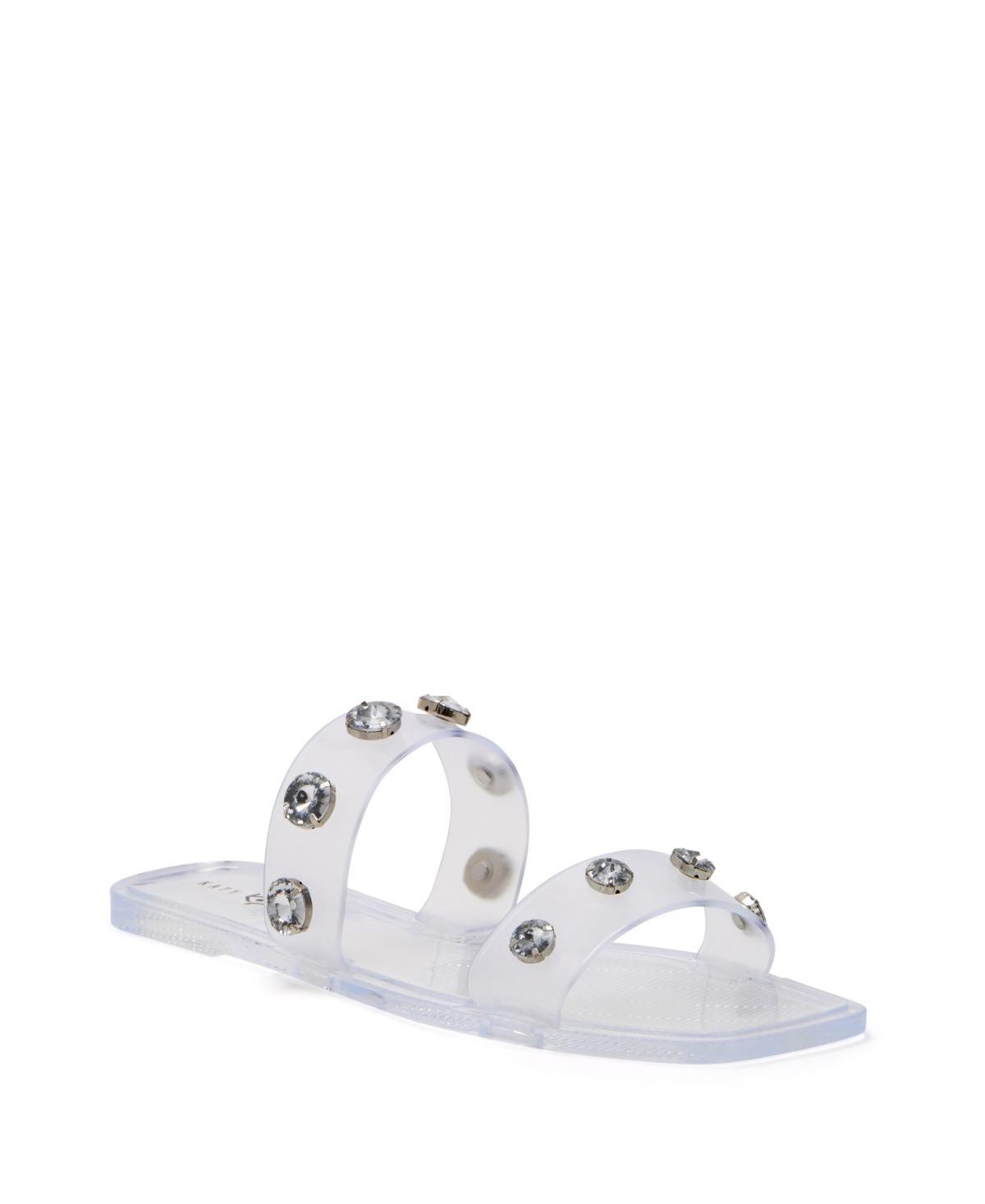 Katy Perry Womens The Geli Embellished Square Toe Sandals Product Image