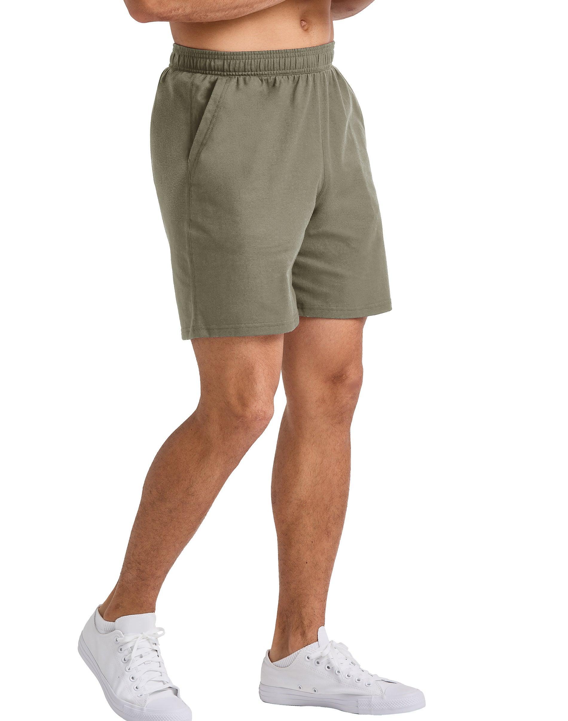 Mens Hanes Originals Shorts Light Silver Product Image