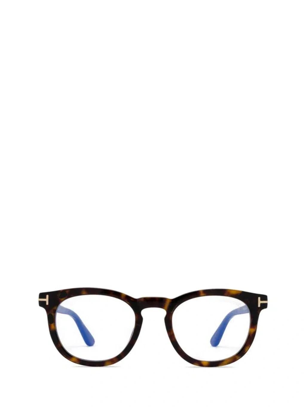 TOM FORD Round-frame Glasses In Brown Product Image