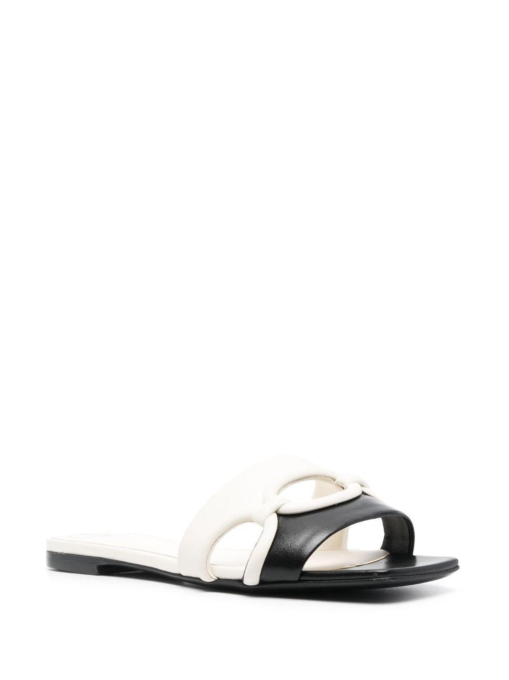 VALENTINO GARAVANI Valentino Open Toe Slip In Black Product Image