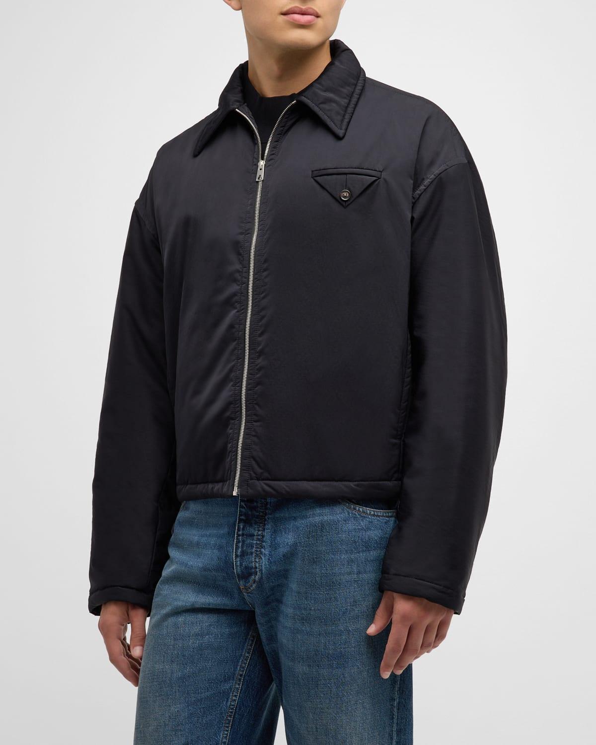 Mens Padded Nylon Tech Jacket Product Image