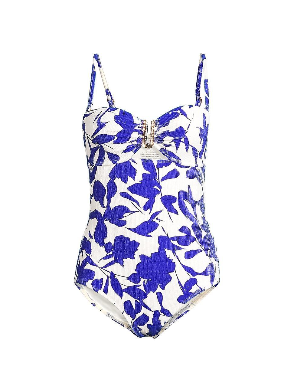 Womens Lisa Moraea Garden One-Piece Swimsuit Product Image