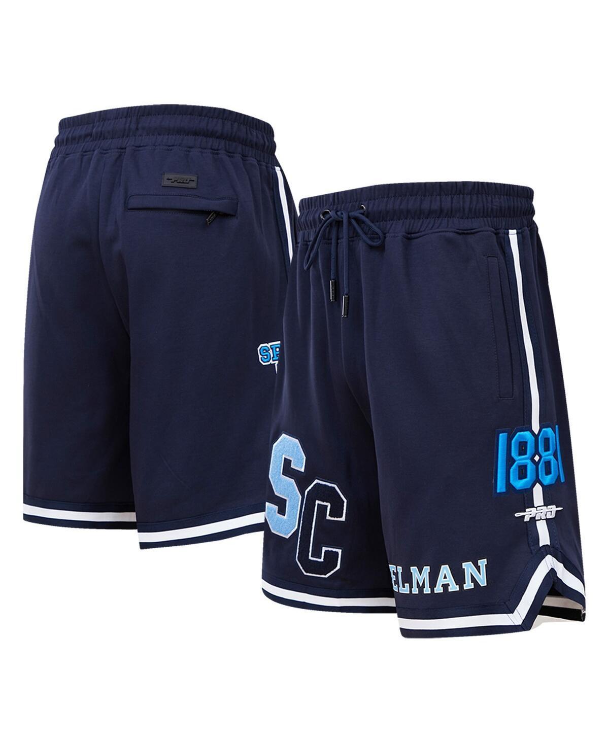 Mens Pro Standard Navy Spelman College Jaguars University Classic Shorts Product Image