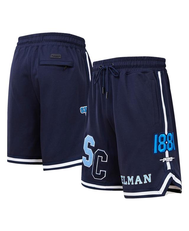 Mens Pro Standard Navy Spelman College Jaguars University Classic Shorts Product Image