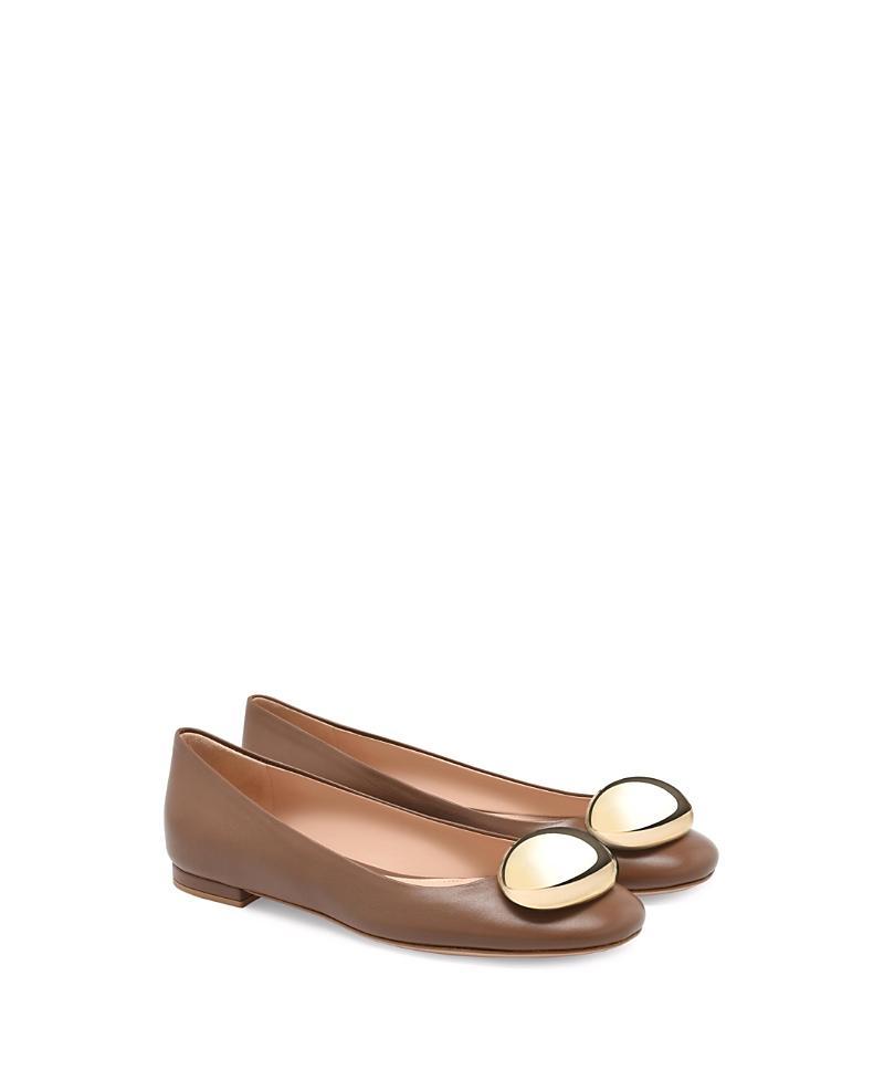 Gianvito Rossi Womens Sphera 05 Round Toe Flats Product Image