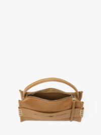 LOAFER BAG - LEATHER SHOULDER BAG in brown | JW Anderson US  Product Image