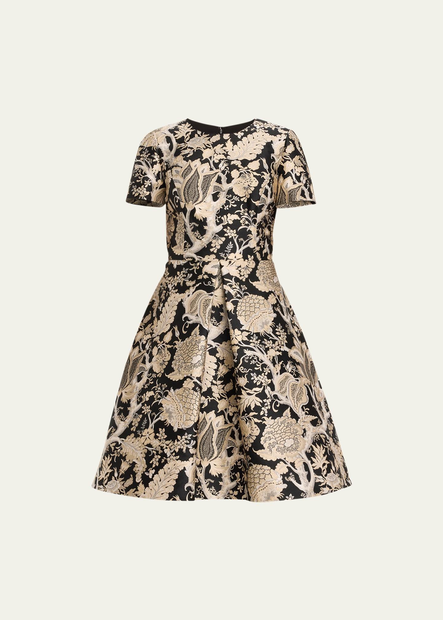 Womens Chalet Floral A-Line Minidress Product Image