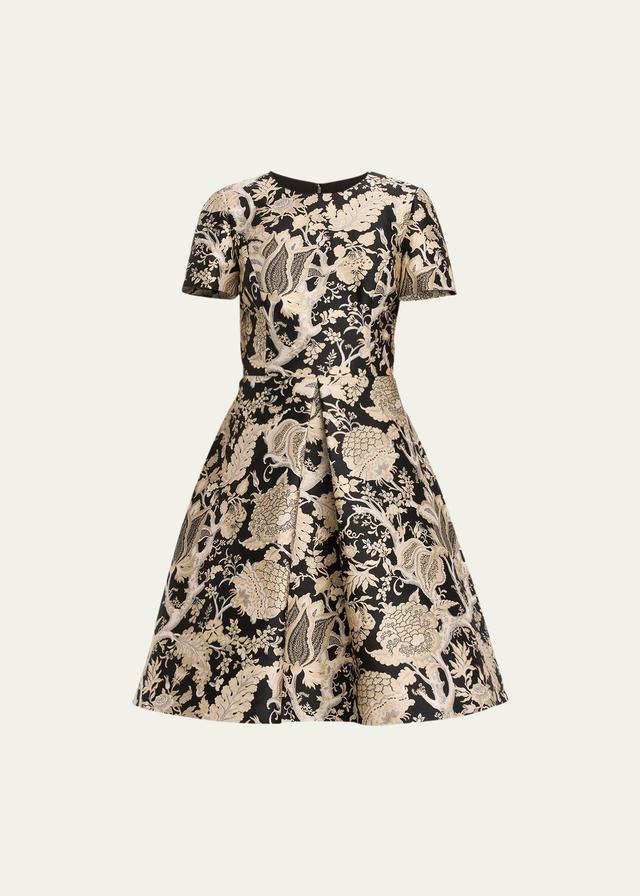 Womens Chalet Floral A-Line Minidress Product Image