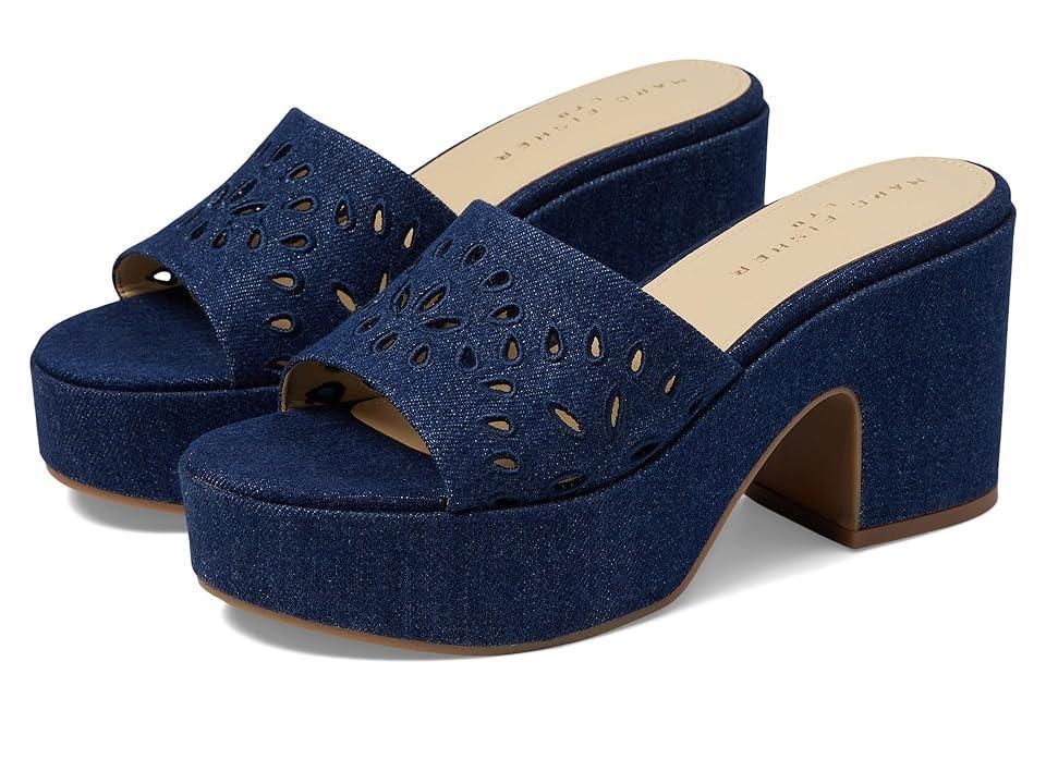 Marc Fisher LTD Foreva (Dark Denim) Women's Sandals Product Image