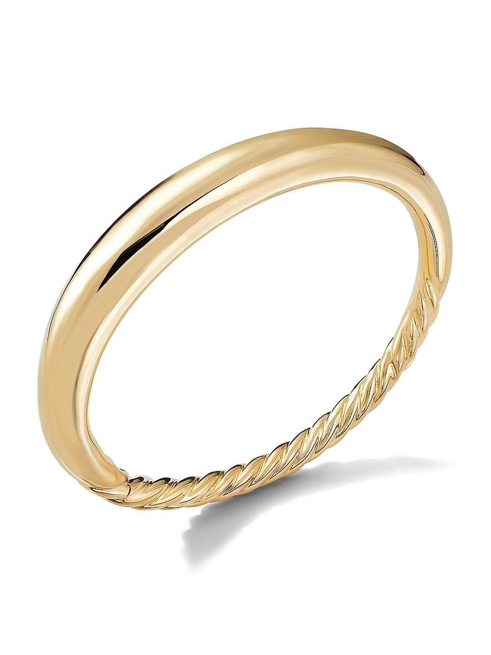 David Yurman Pure Form Smooth Bracelet in 18K Gold Product Image