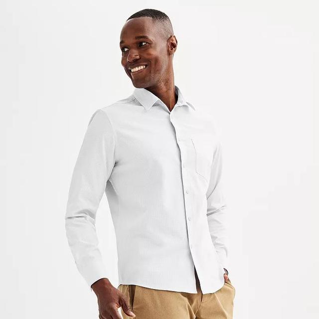 Mens FLX Performance Untucked-Fit Long Sleeve Button Down Shirt Product Image