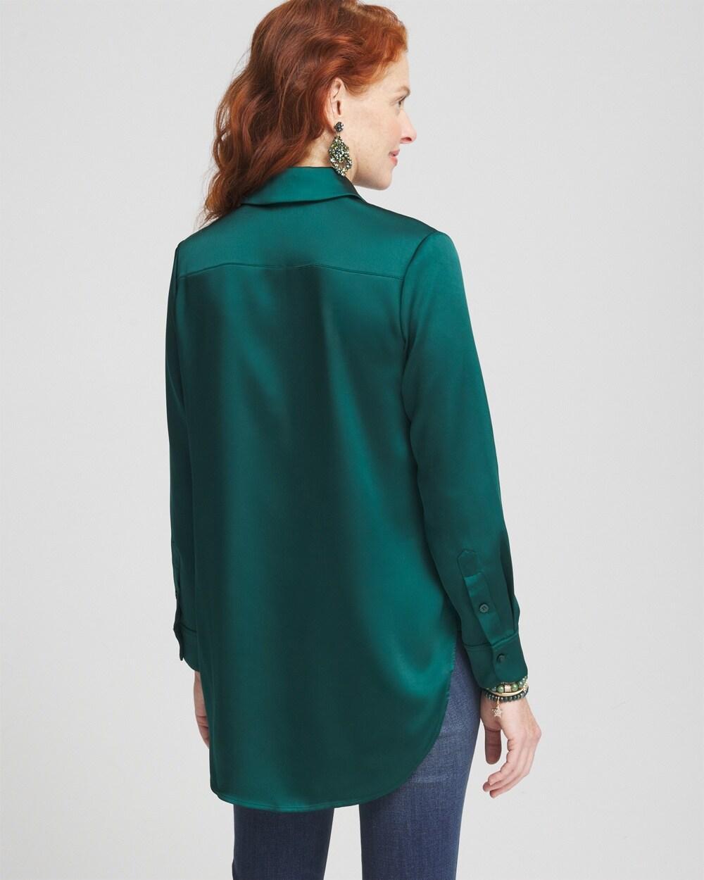 Satin High-low Tunic Product Image