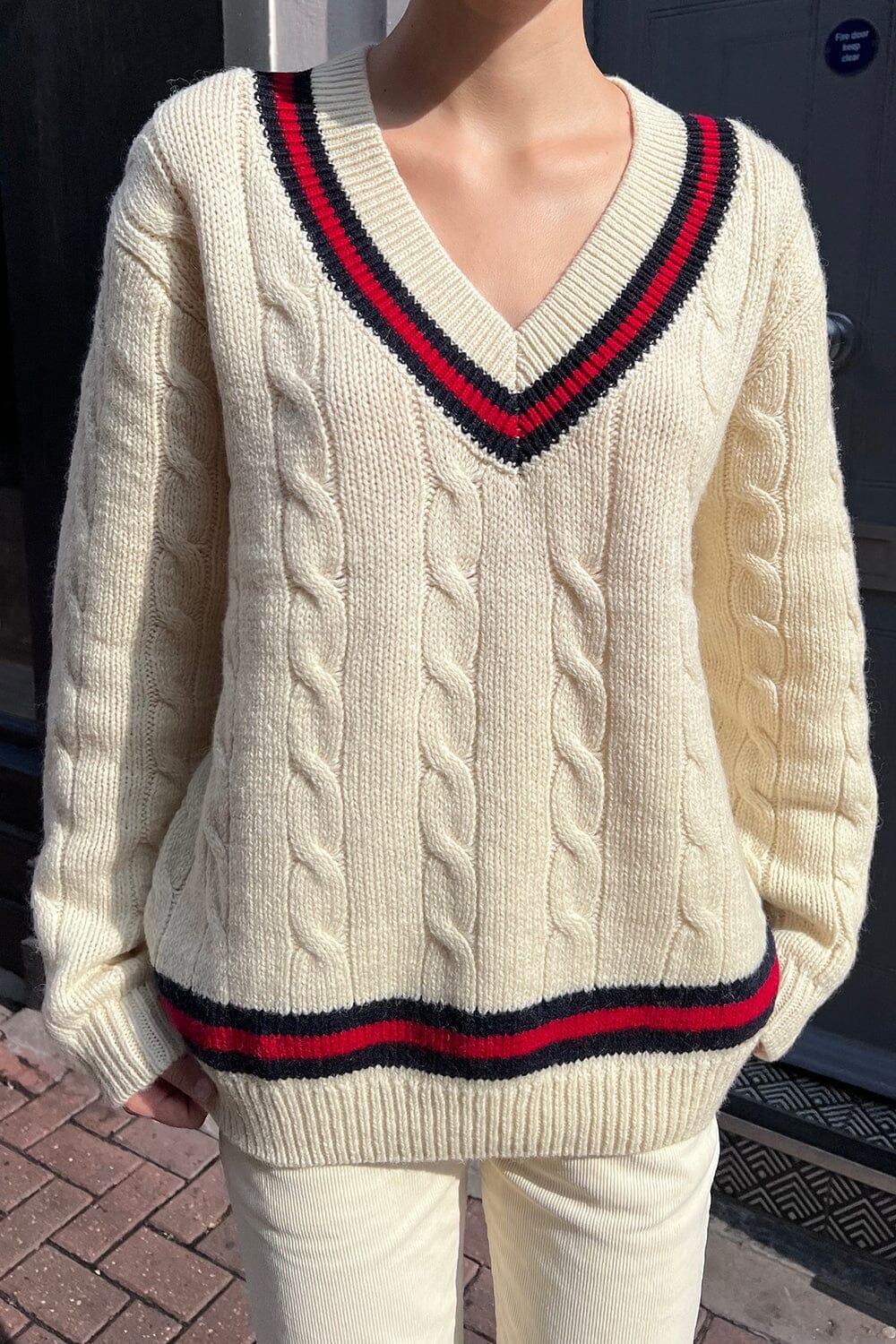 Nikki Heavy Wool Stripe Sweater Product Image