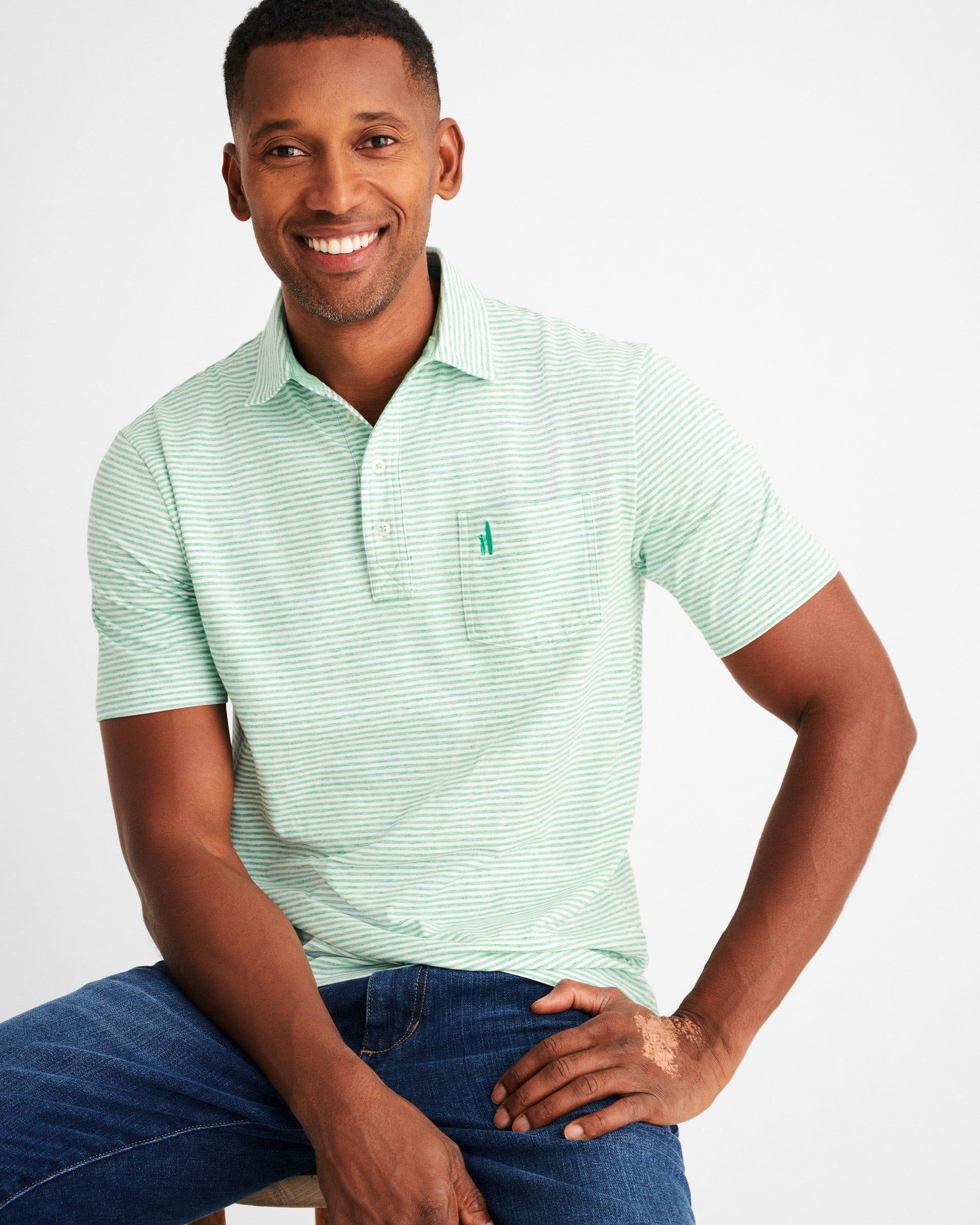 Original 4-Button Polo - Dante Stripe Male Product Image